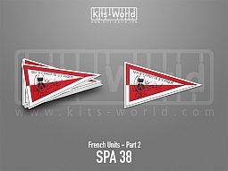 Kitsworld SAV Sticker - French Units - SPA 38 